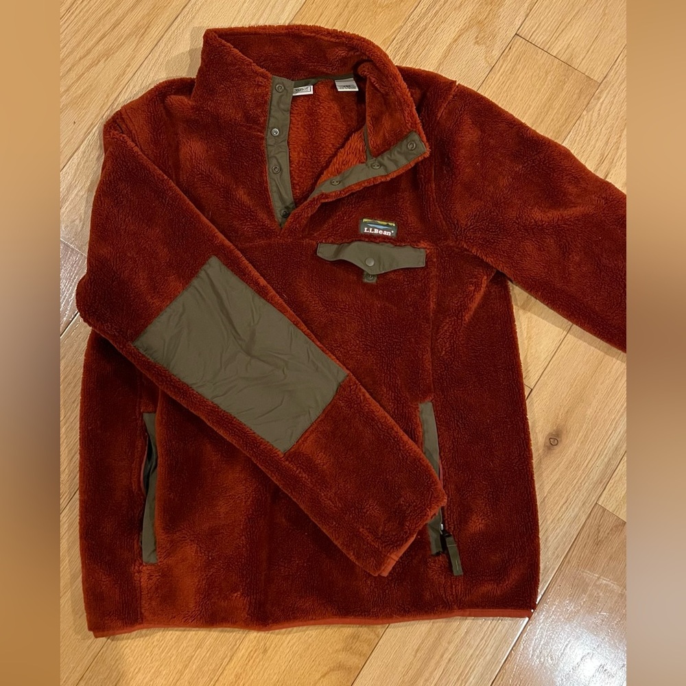L. L Bean hi-pile fleece pullover